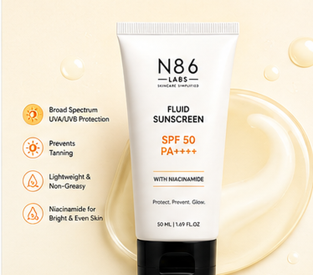 N86 Fluid Sunscreen