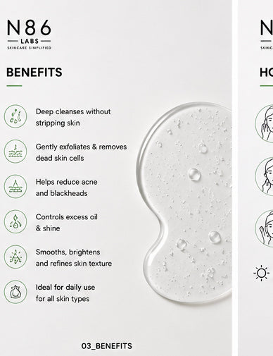 N86 LABS Glow Face Wash