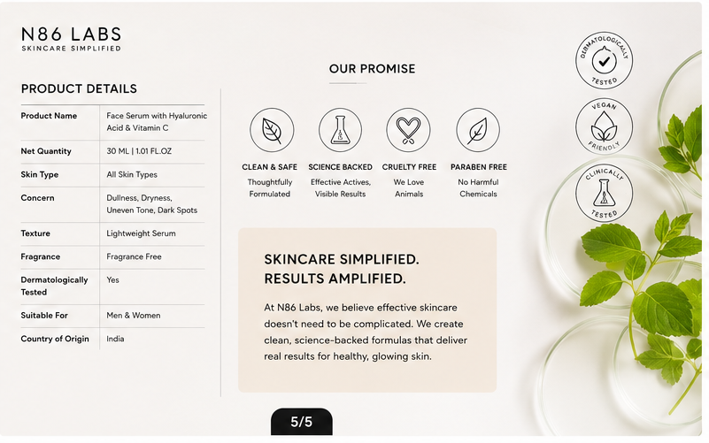 N86 LABS Face Serum