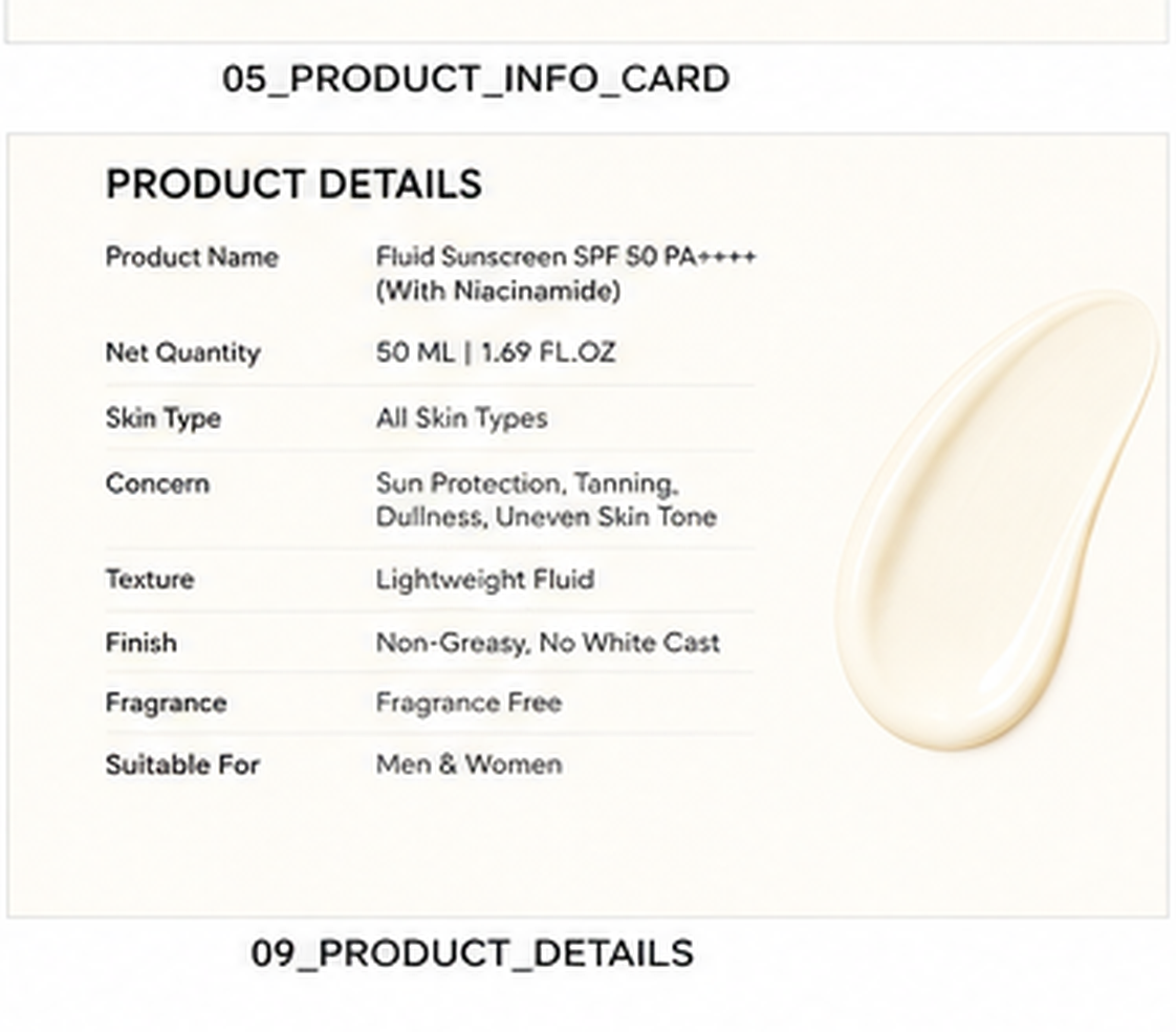 N86 Fluid Sunscreen